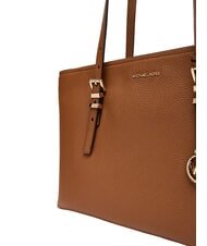 MICHAEL KORS QUINN Mittelgro&szlig;e Einkaufstasche aus Leder Gep&auml;ck - Damentaschen - 7