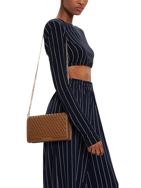 JET SET Mini-Ledertasche braun - Damentaschen