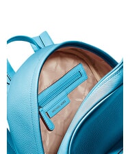 MICHAEL KORS BEX Rucksack mit Vordertasche, aus Leder Santorini Blau - Damentaschen - 4