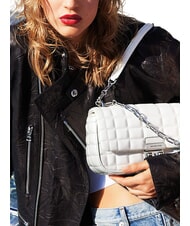 MICHAEL KORS TRIBECA Schultertasche, Leder Wei&szlig; - Damentaschen - 5