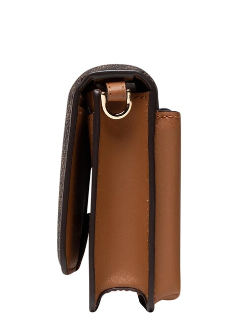 JET SET Mini-Schultertasche aus Leder braun - Damentaschen