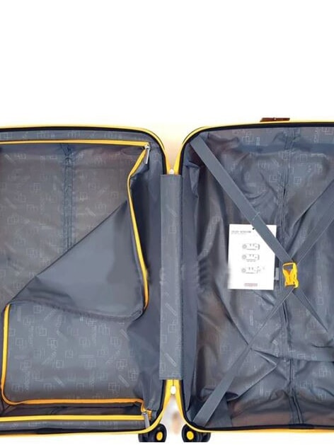 SUMMER HIT Mittlerer Trolley Gold-gelb - Harte Trolleys