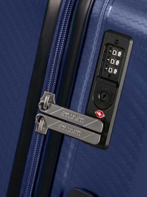 SUMMER HIT Mittlerer Trolley NAVY BLAU - Harte Trolleys