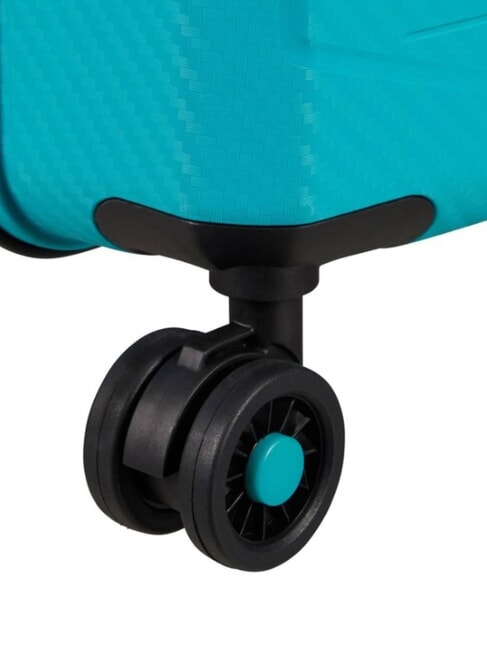 SUMMER HIT Kabinen- + Mittel- + Gro&szlig;-Trolley-Set T&uuml;rkis - Trolleyset