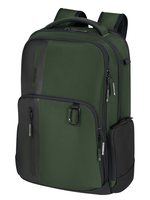 BIZ2GO 15,6"-Laptop-Rucksack Erde gr&uuml;n - PC-Rucks&auml;cke
