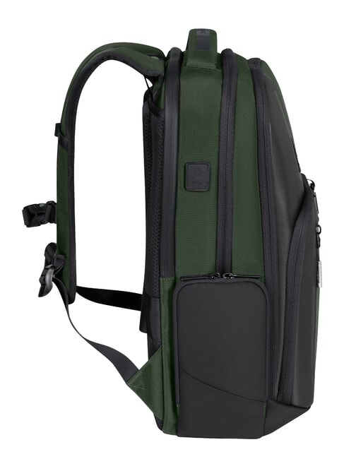 BIZ2GO 15,6"-Laptop-Rucksack Erde gr&uuml;n - PC-Rucks&auml;cke