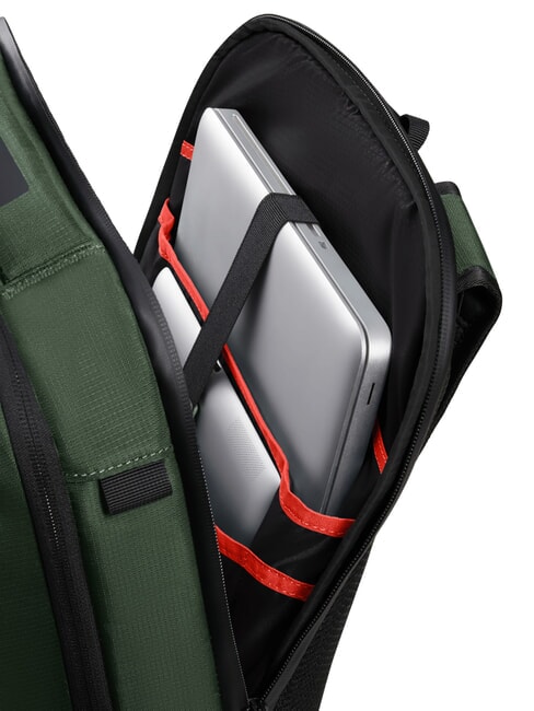 BIZ2GO 15,6"-Laptop-Rucksack Erde gr&uuml;n - PC-Rucks&auml;cke