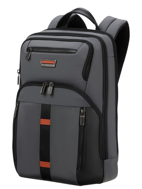 URBAN-EYE 14,1"-Laptop-Rucksack Grau/Cognac - PC-Rucks&auml;cke