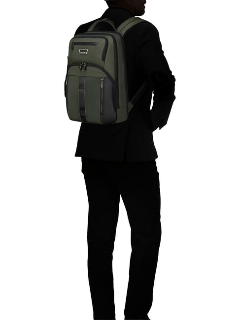 URBAN-EYE 14,1"-Laptop-Rucksack gr&uuml;n - PC-Rucks&auml;cke