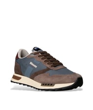 BLAUER RYDER Turnschuhe Taupe/Vogelblau - Herrenschuhe - 2