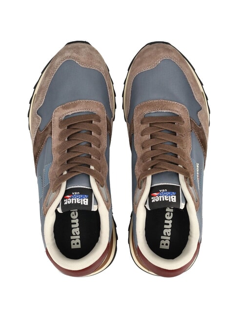 RYDER Turnschuhe Taupe/Vogelblau - Herrenschuhe