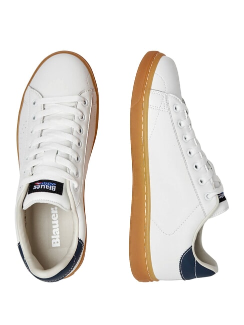 LOWELL Turnschuhe wei&szlig;/marineblau - Herrenschuhe
