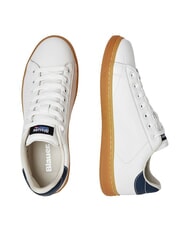 BLAUER LOWELL Turnschuhe wei&szlig;/marineblau - Herrenschuhe - 3
