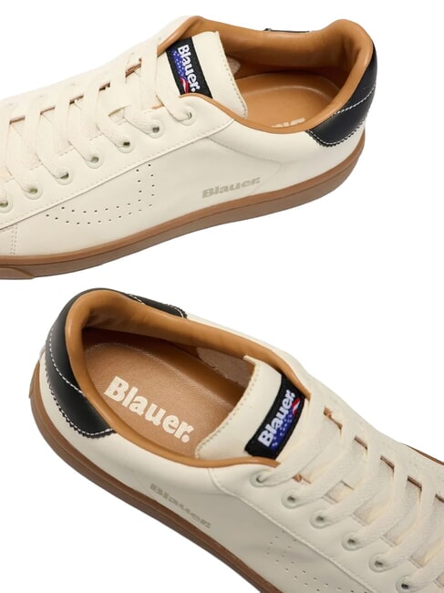 LOWELL Turnschuhe cremefarben/schwarz - Herrenschuhe