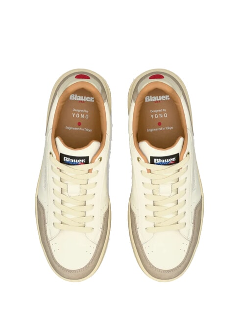KYOTO Turnschuhe Creme - Herrenschuhe