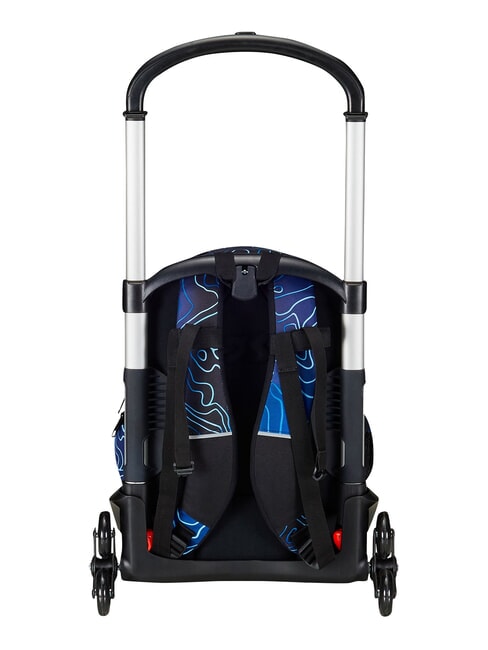 MAPSET BOY 3-r&auml;driger Trolley-Rucksack, abnehmbar blautief - Rucks&auml;cke mit Trolleyfunktion