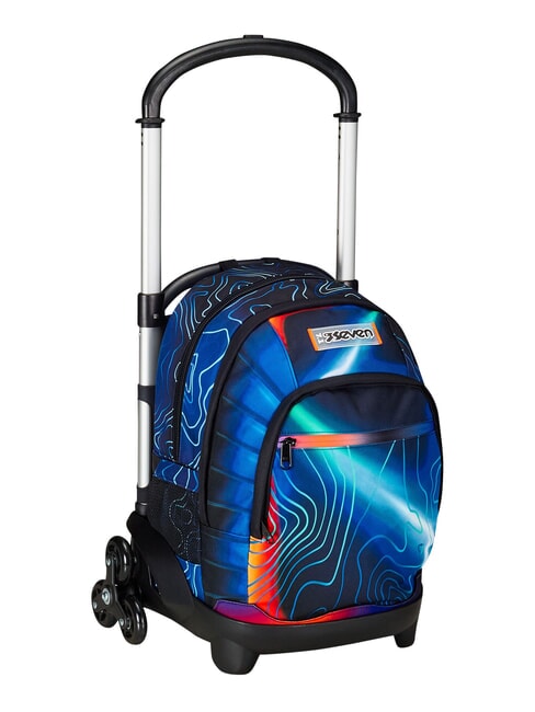 MAPSET BOY 3-r&auml;driger Trolley-Rucksack, abnehmbar blautief - Rucks&auml;cke mit Trolleyfunktion
