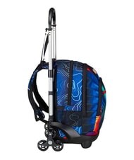 SEVEN MAPSET BOY 3-r&auml;driger Trolley-Rucksack, abnehmbar blautief - Rucks&auml;cke mit Trolleyfunktion - 9