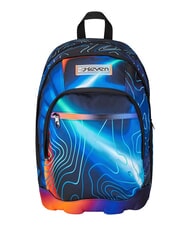 SEVEN MAPSET BOY 3-r&auml;driger Trolley-Rucksack, abnehmbar blautief - Rucks&auml;cke mit Trolleyfunktion - 12