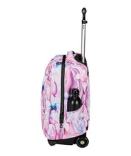 INVICTA FANTASY GRS 2-r&auml;driger Trolley-Rucksack, fest Marmorblume - Rucks&auml;cke mit Trolleyfunktion - 4