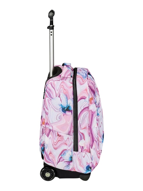 FANTASY GRS 2-r&auml;driger Trolley-Rucksack, fest Marmorblume - Rucks&auml;cke mit Trolleyfunktion