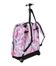 INVICTA FANTASY GRS 2-r&auml;driger Trolley-Rucksack, fest Marmorblume - Rucks&auml;cke mit Trolleyfunktion - 5