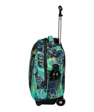 INVICTA FANTASY GRS 2-r&auml;driger Trolley-Rucksack, fest digitales Blau - Rucks&auml;cke mit Trolleyfunktion - 4
