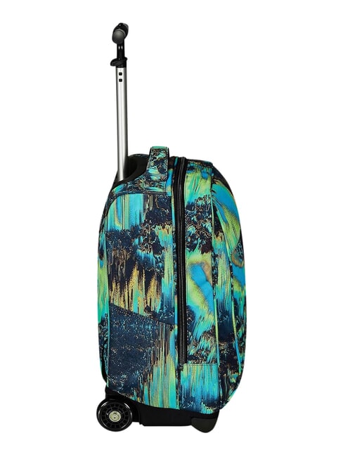 FANTASY GRS 2-r&auml;driger Trolley-Rucksack, fest digitales Blau - Rucks&auml;cke mit Trolleyfunktion