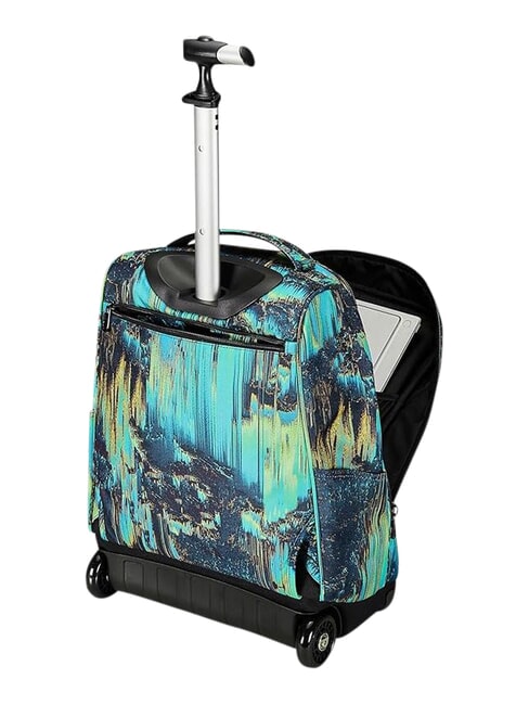 FANTASY GRS 2-r&auml;driger Trolley-Rucksack, fest digitales Blau - Rucks&auml;cke mit Trolleyfunktion