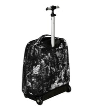 INVICTA FANTASY GRS 2-r&auml;driger Trolley-Rucksack, fest Stadt schwarz - Rucks&auml;cke mit Trolleyfunktion - 5
