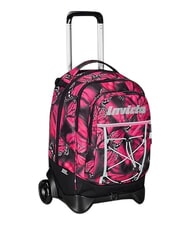 INVICTA PLUS GRS FANTASY Abnehmbarer Trolley-Rucksack Makro-Schmetterlinge - Rucks&auml;cke mit Trolleyfunktion - 4