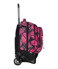 INVICTA PLUS GRS FANTASY Abnehmbarer Trolley-Rucksack Makro-Schmetterlinge - Rucks&auml;cke mit Trolleyfunktion - 2
