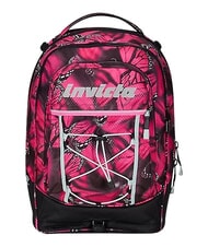 INVICTA PLUS GRS FANTASY Abnehmbarer Trolley-Rucksack Makro-Schmetterlinge - Rucks&auml;cke mit Trolleyfunktion - 7