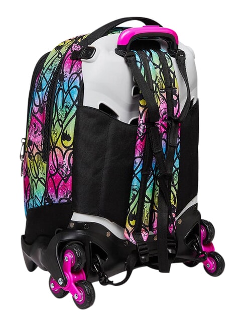 COLOUR EXPRESSION 3-r&auml;driger Trolley-Rucksack, abnehmbar RHODAMINROT - Rucks&auml;cke mit Trolleyfunktion