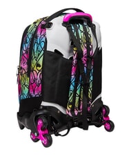 SEVEN COLOUR EXPRESSION 3-r&auml;driger Trolley-Rucksack, abnehmbar RHODAMINROT - Rucks&auml;cke mit Trolleyfunktion - 5
