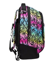 SEVEN COLOUR EXPRESSION 3-r&auml;driger Trolley-Rucksack, abnehmbar RHODAMINROT - Rucks&auml;cke mit Trolleyfunktion - 7