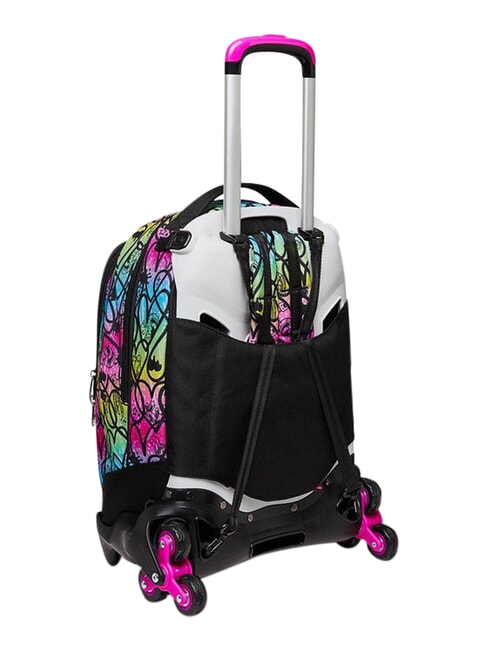 COLOUR EXPRESSION 3-r&auml;driger Trolley-Rucksack, abnehmbar RHODAMINROT - Rucks&auml;cke mit Trolleyfunktion
