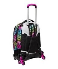 SEVEN COLOUR EXPRESSION 3-r&auml;driger Trolley-Rucksack, abnehmbar RHODAMINROT - Rucks&auml;cke mit Trolleyfunktion - 11