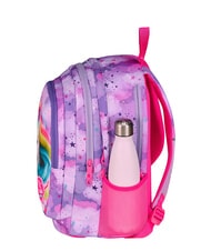 SJGANG FABLE JOURNEY Rucksack mit zwei F&auml;chern violett - Rucks&auml;cke f&uuml;r Schule &amp; Freizeit - 3