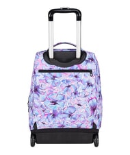INVICTA FANTASY GRS 2-r&auml;driger Trolley-Rucksack, fest helle Blumen - Rucks&auml;cke mit Trolleyfunktion - 3