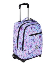 INVICTA FANTASY GRS 2-r&auml;driger Trolley-Rucksack, fest helle Blumen - Rucks&auml;cke mit Trolleyfunktion - 4