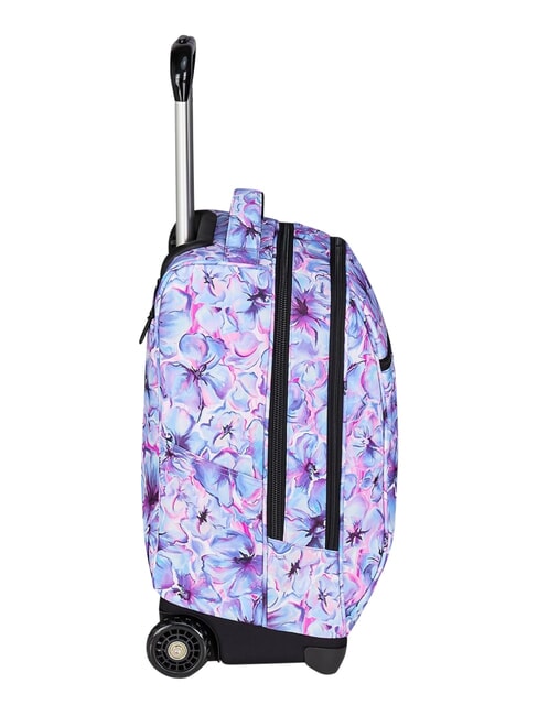 FANTASY GRS 2-r&auml;driger Trolley-Rucksack, fest helle Blumen - Rucks&auml;cke mit Trolleyfunktion