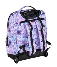 INVICTA FANTASY GRS 2-r&auml;driger Trolley-Rucksack, fest helle Blumen - Rucks&auml;cke mit Trolleyfunktion - 7