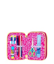 SJGANG GAME-LED GIRL Federm&auml;ppchen mit 3 Rei&szlig;verschl&uuml;ssen rosa Puppe - Etuis und Zubeh&ouml;r - 4