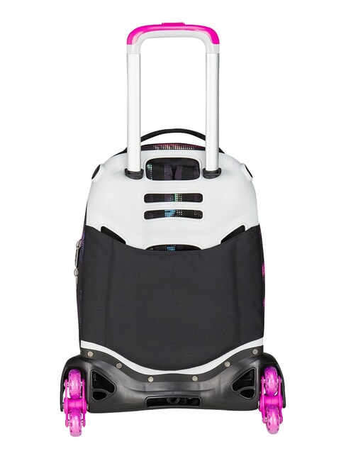 OPTICAL SHADE GIRL 3-r&auml;driger Trolley-Rucksack, abnehmbar Schwarz - Rucks&auml;cke mit Trolleyfunktion