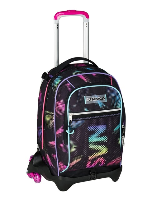 OPTICAL SHADE GIRL 3-r&auml;driger Trolley-Rucksack, abnehmbar Schwarz - Rucks&auml;cke mit Trolleyfunktion