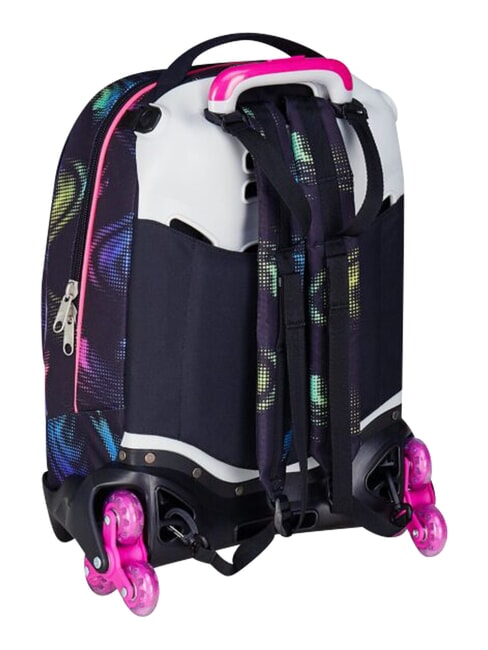 OPTICAL SHADE GIRL 3-r&auml;driger Trolley-Rucksack, abnehmbar Schwarz - Rucks&auml;cke mit Trolleyfunktion