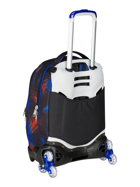OPTICAL SHADE BOY 3-r&auml;driger Trolley-Rucksack, abnehmbar Reflexblau - Rucks&auml;cke mit Trolleyfunktion