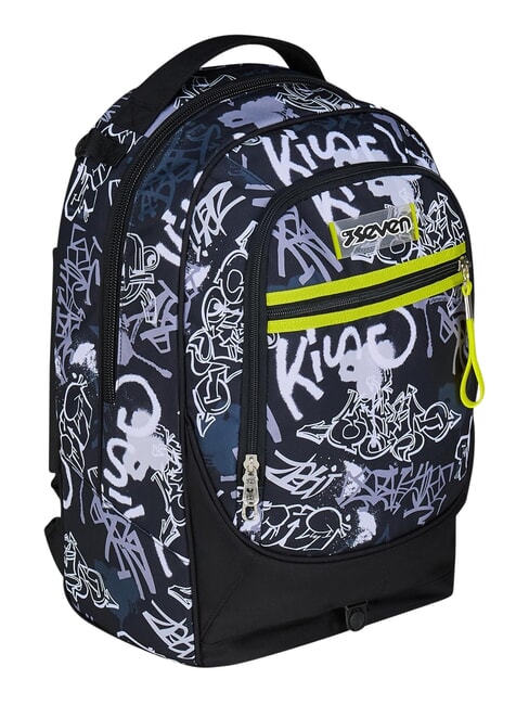 NEW TECH BOY Abnehmbarer 2-Rad-Trolley-Rucksack Stahlgrau - Rucks&auml;cke mit Trolleyfunktion