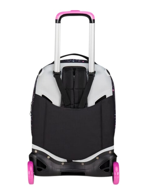 NEW TECH GIRL Abnehmbarer 2-Rad-Trolley-Rucksack Schwarz - Rucks&auml;cke mit Trolleyfunktion